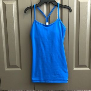 Blue Power Y Lululemon Tank
